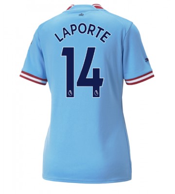 Manchester City Aymeric Laporte #14 Hjemmedrakt Kvinner 2022-23 Kortermet